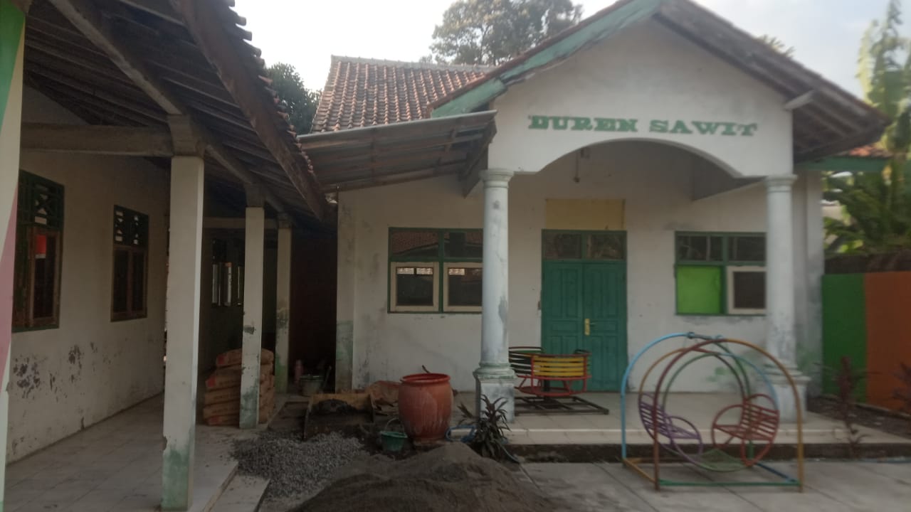 Tampak depan lokasi Gedung Maarif NU yang akan direhabilitasi